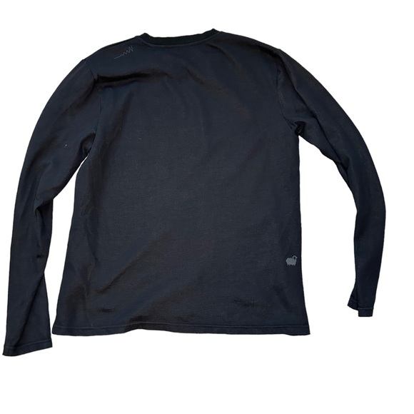 Lambs Men’s Long sleeve black shirt radiation blocking wavestopper faraday large - Picture 8 of 8